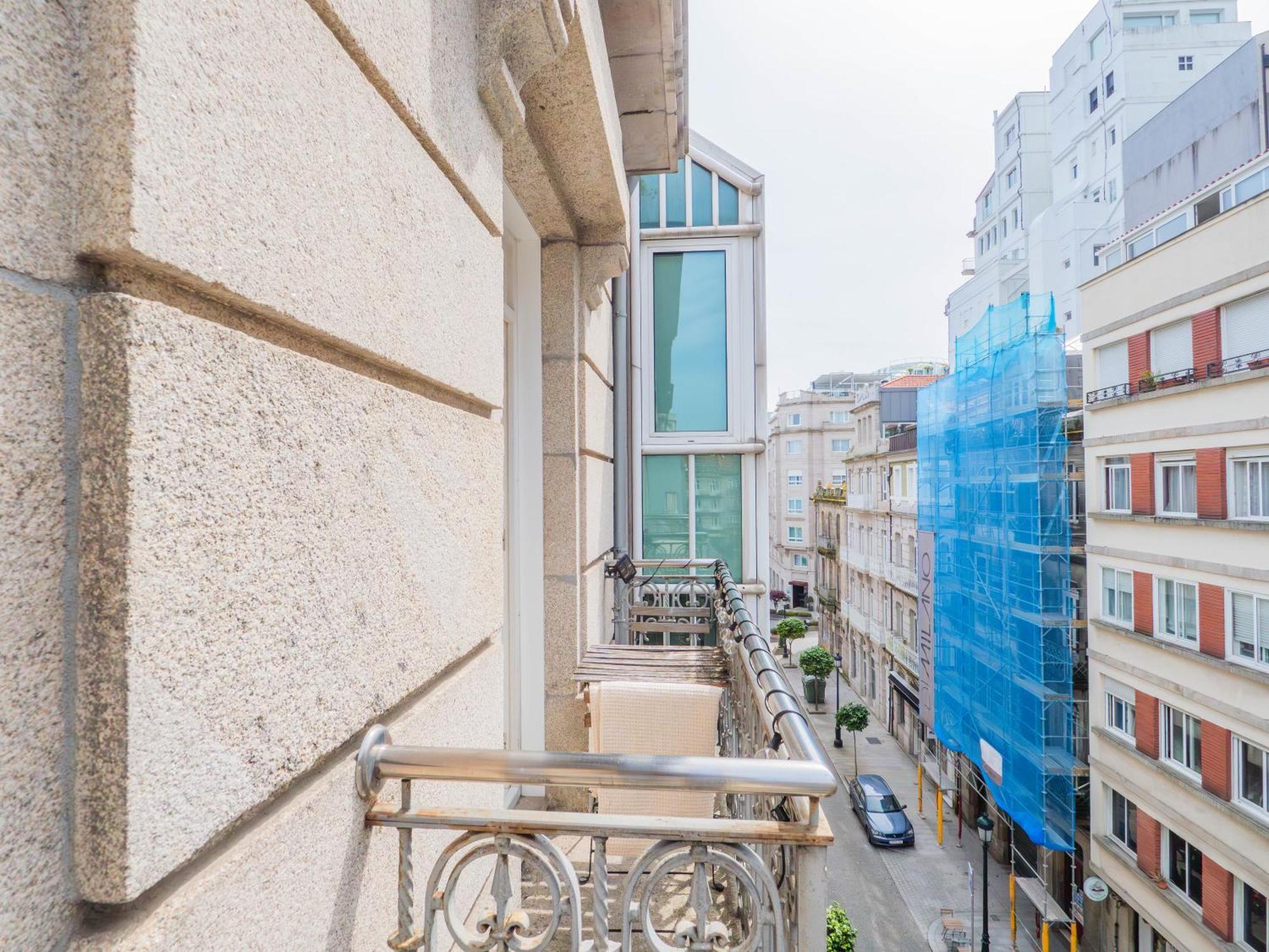شقة Luxury Centro De Vigo Balcony المظهر الخارجي الصورة
